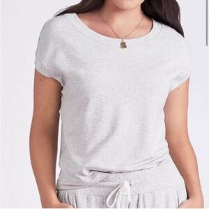 Cabi atc kickback tee gray top size Large